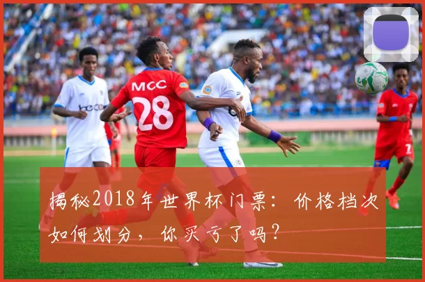 揭秘2018年世界杯门票：价格档次如何划分，你买亏了吗？