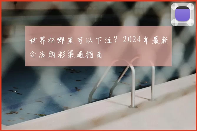 世界杯哪里可以下注？2024年最新合法购彩渠道指南