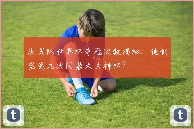 法国队世界杯夺冠次数揭秘：他们究竟几次问鼎大力神杯？